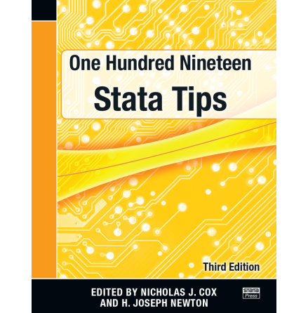 One Hundred Nineteen Stata Tips, Third Edition (ebook)